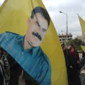 Pohjois-Syyrian kurdialueella näkee paljon Turksissa vangitun PKK-johtajan Abdullah Öcalanin kuvia. 