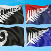 Uuden-Seelannin uudet lippuehdokkaat.