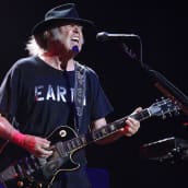 Neil Young esiintyi Stadthallessa Wienissä 23. heinäkuuta 2014. 
