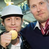 Yhdessä taas: Riian MM-kisoissa 2016 kultaa juhlineet Peter Kotilainen ja Mika Kohonen edustavat molemmat ensi kaudella Happeeta.