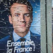 Emmanuel Macron ja Marine Le Pen selviytyivät Ranskan presidenttivaalissa toiselle kierrokselle.