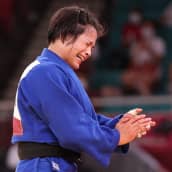 Judoka Uta Abe voitti naisten 52-kiloisten sarjan olympiakultaa.