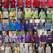 Liittokansleri Angela Merkelin värisuora: vuodet vierivät, mutta jakku pysyi