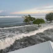 Tulivuorenpurkaus aiheutti tsunamin Tongassa