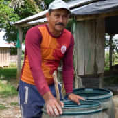 Meillä ei ole muuta vaihtoehtoa, sanoo kokankeittäjä Hector Kolumbian viidakossa.