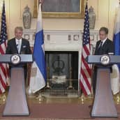 Ulkoministeri Pekka Haavisto tapasi Yhdysvaltain ulkoministerin Washingtonissa