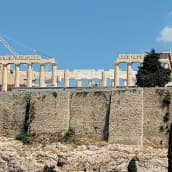 Ateenan Akropolis-kukkulalla sijaitseva Parthenon-temppeli rakennettiin 400-luvulla eaa.