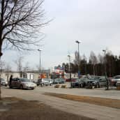Parkkipaikka Joensuun Rantakylässä