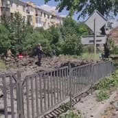 Ukrainan mukaan Venäjän ohjuksia osui siivilialueille Itä-Ukrainassa