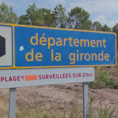 Ranskan Girondessa maastopaloja pyritään rajaamaan metsään hakatuilla linjoilla