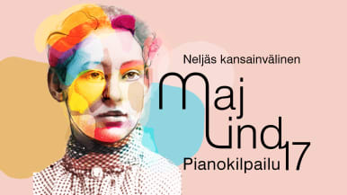 Maj Lind -pianokilpailun Yle-logo / Minna Lusa.