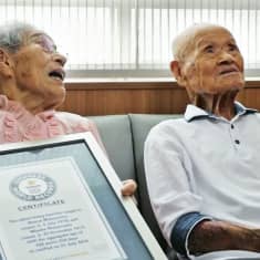 Maailman vanhin pariskunta löytyy Japanista