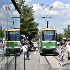 Raitiovaunu Helsingissä