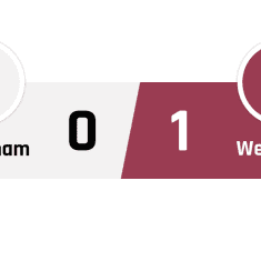 Tottenham - West Ham 0-1