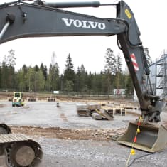 Fazerin ksylitolitehdastyömaa Lahdessa