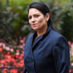 Britannian sisäministeri Priti Patel.