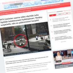 MTV uutisten uutinen Sipilään kohdistuneesta välikohtauksesta