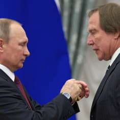 Vladimir Putin ja Sergei Roldugin.