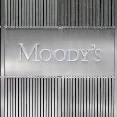Kyltti Moody's:in New Yorkin konttorin ulkopuolella.