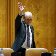Traian Basescu 6. heinäkuuta Bukarestissa, Romaniassa