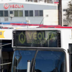  Veolia Transport Vantaa Oy:n bussivarikko Vantaalla 