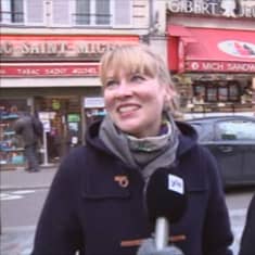Kaisa Leino (left) and Terhi Toivonen hope they can convince Parisians that the food of their homeland isn't the most boring in the world