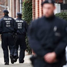 Terroriepäiltyjä on pidätetty eri puolilla Eurooppaa, kuva Alsdorfista, Saksasta.