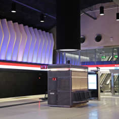 Koivusaaren metroasema.