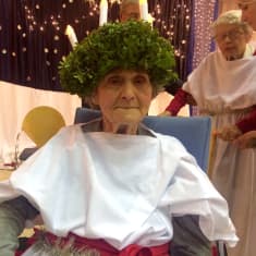 Vuoden 2015 Lapinlahden Lucia-mummo on Elvi Pekkarinen. 