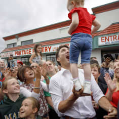 Justin Trudeaun vaalikampanja.