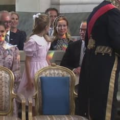 Ruotsin prinssi Julian kastetaan