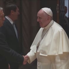 Paavi Franciscus vieraili Unkarissa