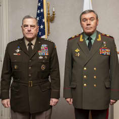 Kenraalit Mark Milley ja Valery Gerasimov.