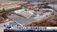 Kiina rakensi koronasairaalan kahdeksassa päivässä