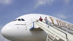 Emiratesin jumbojetin kärki