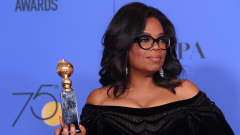 Oprah Winfrey Golden Globe Awards -gaalassa.