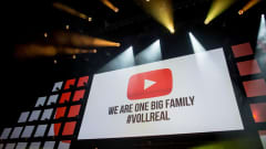YouTuben logo näytöllä Saksassa.