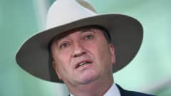 Australian Kansallispuolueen puheenjohtaja ja varapääministeri Barnaby Joyce.
