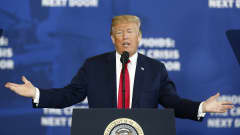 Yhdysvaltain presidentti Donald Trump.