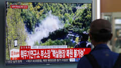 Pohjois-Korea ilmoitti toukokuussa tuhonneensa Punggye-rin ydinkokeiden testipaikan.