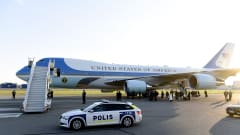 Air Force One laskeutunut Helsinki-Vantaa lentokentälle