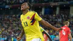 Kolumbian paidassa MM-kisoissa vakuuttanut Yerry Mina vahvistaa Evertonin puolustusta.