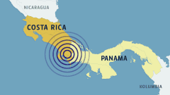 Costa Rican kartta.