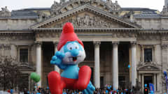 Suursmurffi jättipallona brysseliläisessä katutapahtumassa vuonna 2009.
