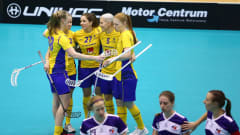 Ruotsi nöyryytti Ranskaa ennätyslukemin 61–0 naisten salibandyn MM-karsinnoissa Puolassa. 
