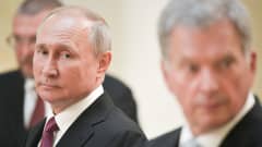 Vladimir Putin Helsingissä 21. elokuuta.