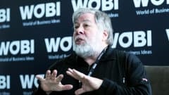 Steve Wozniak World of Business Ideas -tapahtumassa Bogotassa kesäkussa 2018.