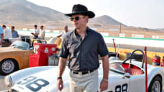 Matt Damon Le Mans 66 -elokuvan kuvauksissa.