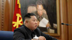Kuvituskuva. Pohjois-Korean johtaja Kim Jong-un puhui maan sotilasjohdolle joulukuussa.