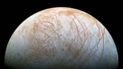 Nasan välittämä kuva Jupiterin Europa-kuusta. 